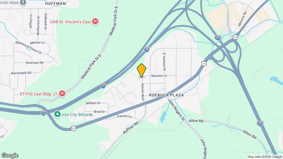 332 Sunset Blvd Map and Location Details