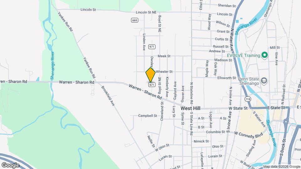 677 Owsley St Mapa y Detalles de la Ubicación