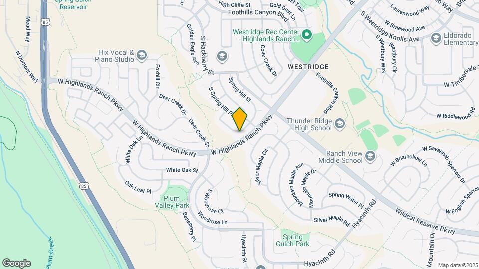 9937 Spring Hill Ln Map and Location Details