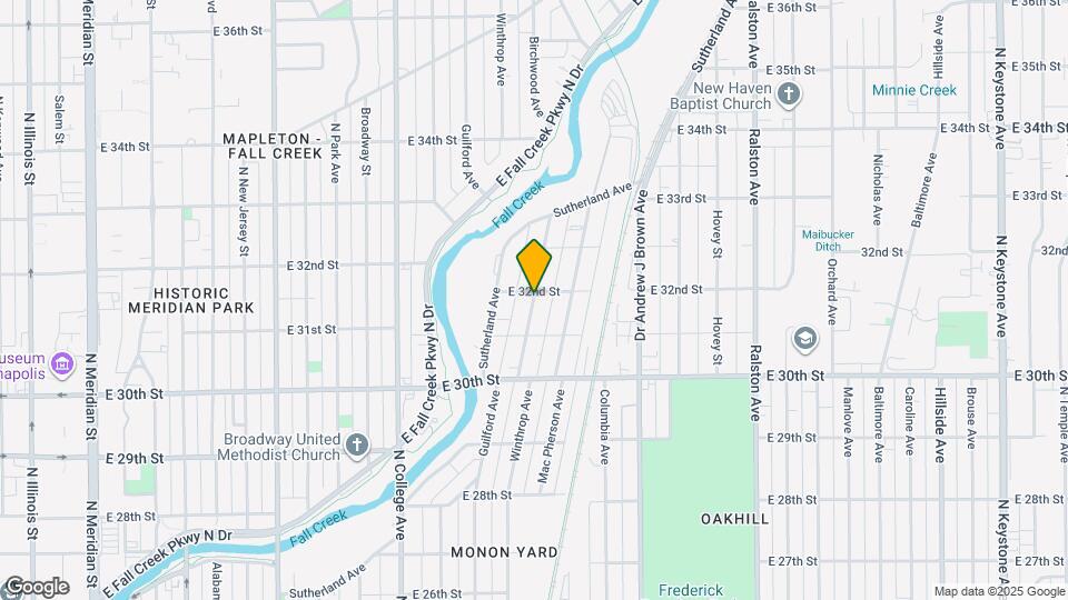 3139 Guilford Ave Mapa y Detalles de la Ubicación