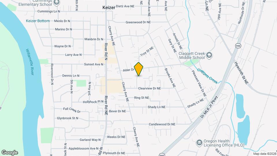 3922 Partridge Ln NE Map and Location Details