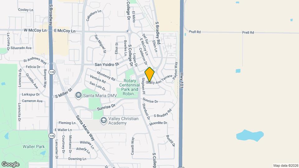 832 Stacy Ann Terrace Mapa y Detalles de la Ubicación
