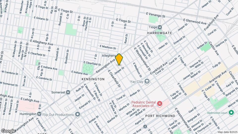 1855 E Lippincott St Map and Location Details