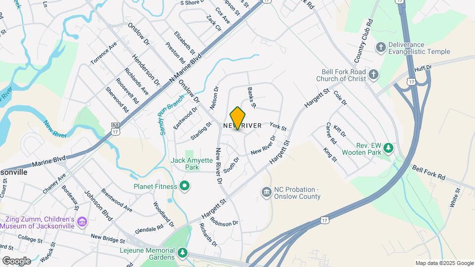 2253 Onslow Dr Mapa y Detalles de la Ubicación
