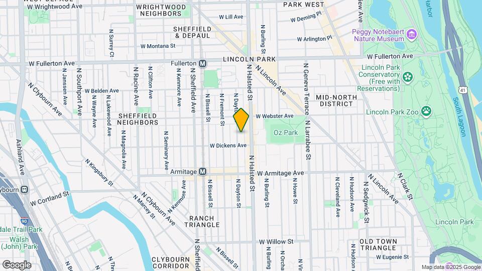 2121 N Dayton St, Unit 304 Mapa y Detalles de la Ubicación