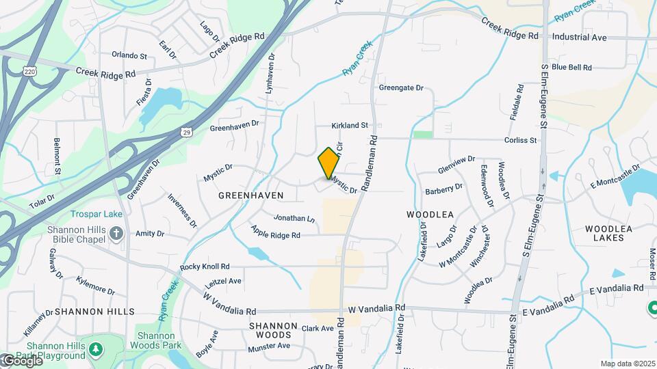 511 Mystic Dr, Unit G Map and Location Details