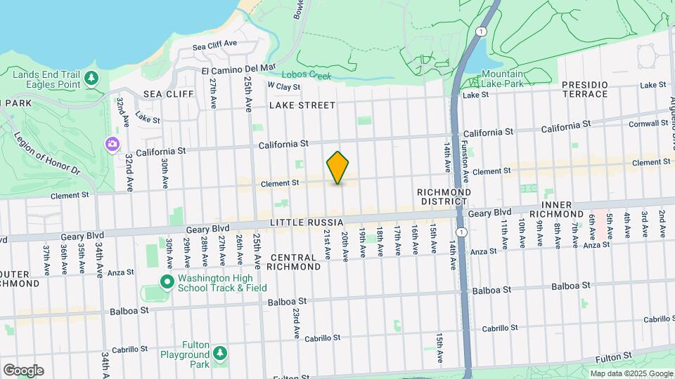 323 20th Ave Map and Location Details