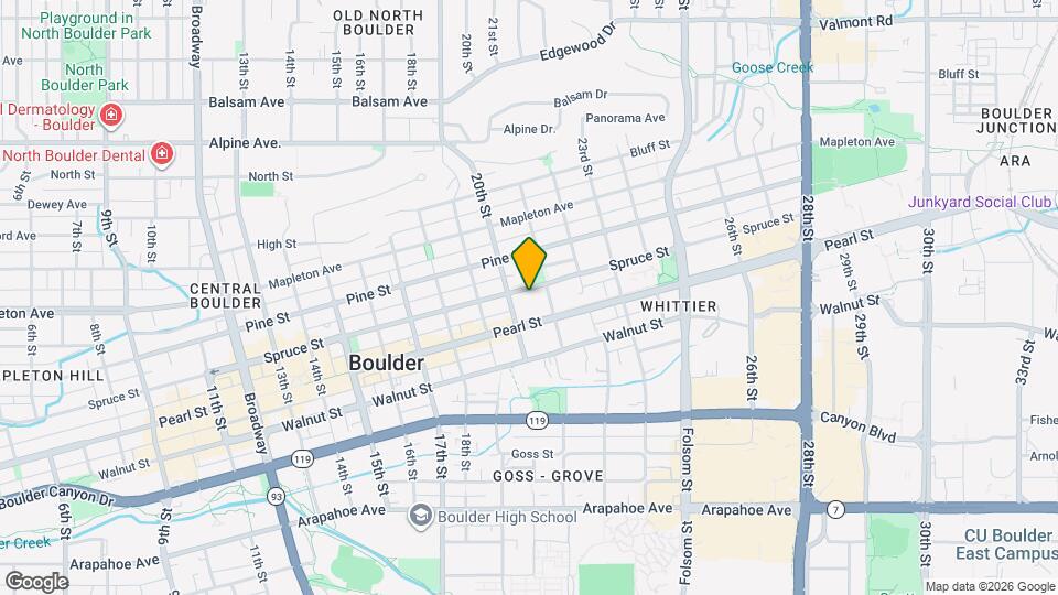 Spruce Street Apartments Map and Location Details