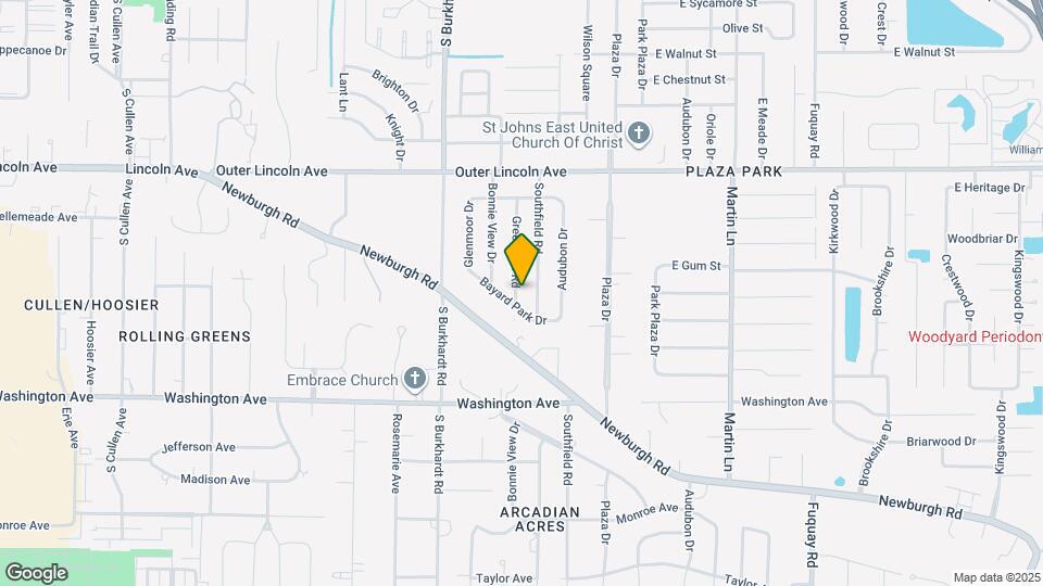 800 Greenfield Rd Map and Location Details