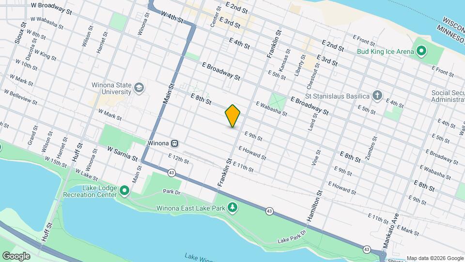 217 E King St Mapa y Detalles de la Ubicación