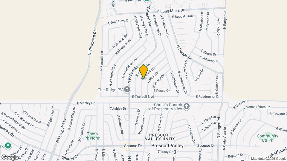 5143 N Desert Ln Map and Location Details