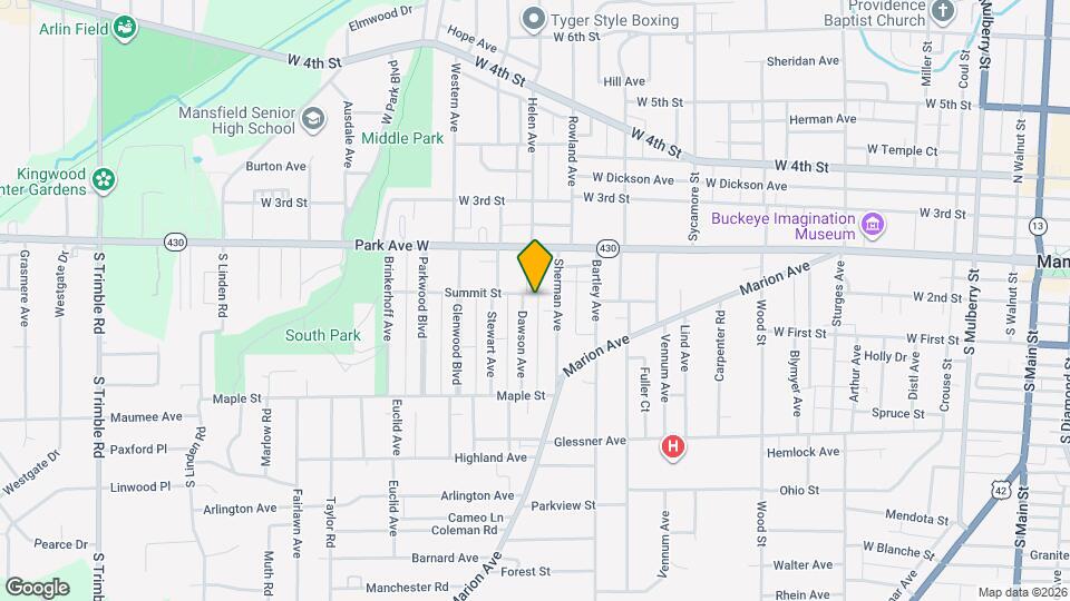 529 Summit St Map and Location Details