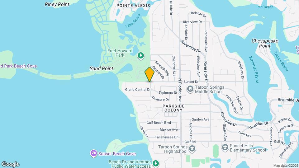 1701 Sunset Dr Map and Location Details