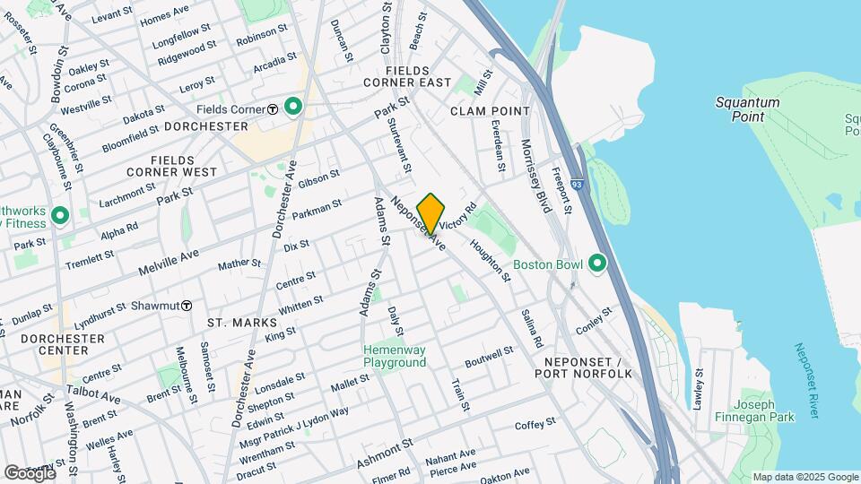 73 Neponset Ave Map and Location Details