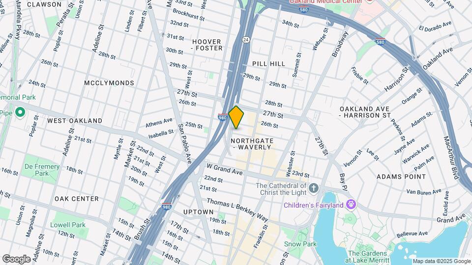 548 25th St Map and Location Details