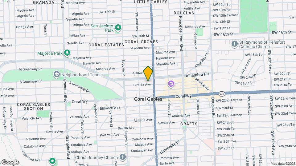 419 Giralda Ave Map and Location Details