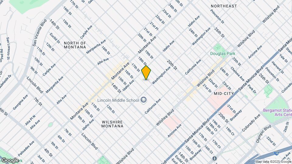 936 17th St Map and Location Details