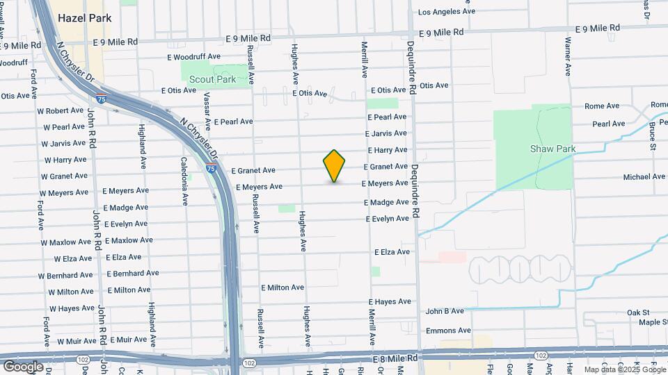 1520 E Meyers Ave Map and Location Details