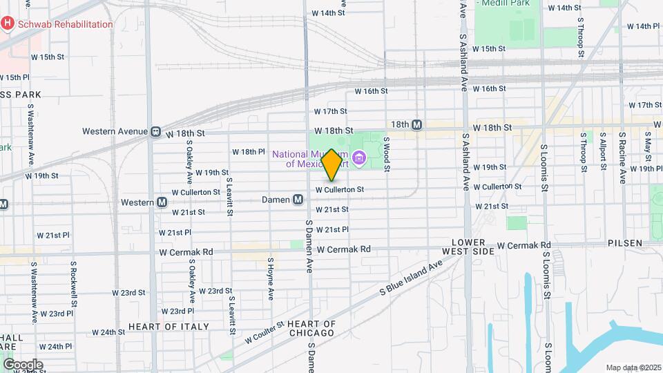 1922 W Cullerton St Map and Location Details