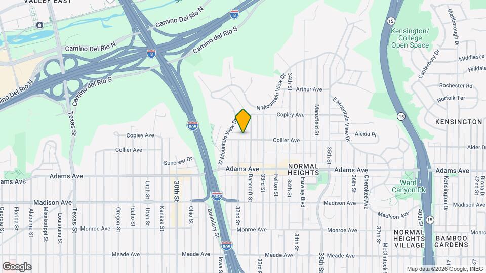 3222 Collier Ave Map and Location Details