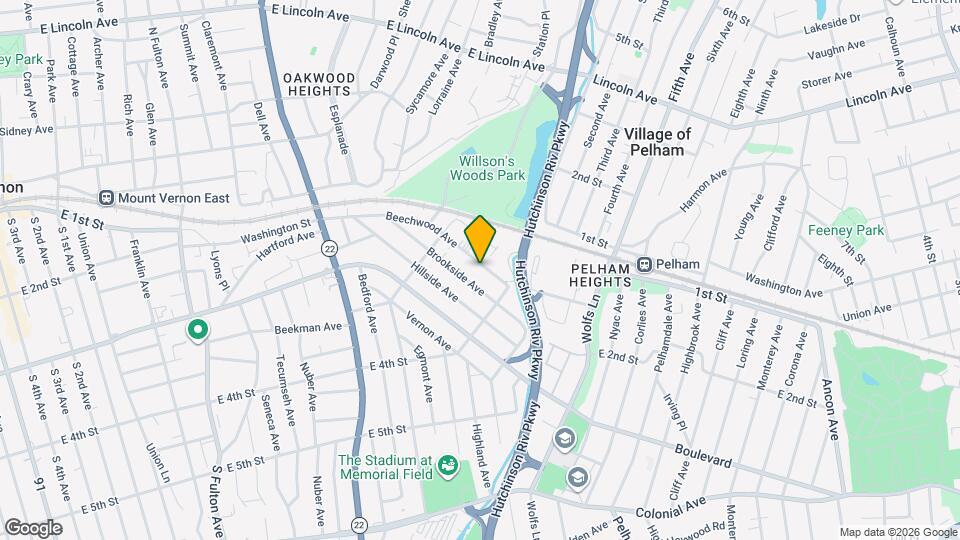 166 Beechwood Ave Mapa y Detalles de la Ubicación