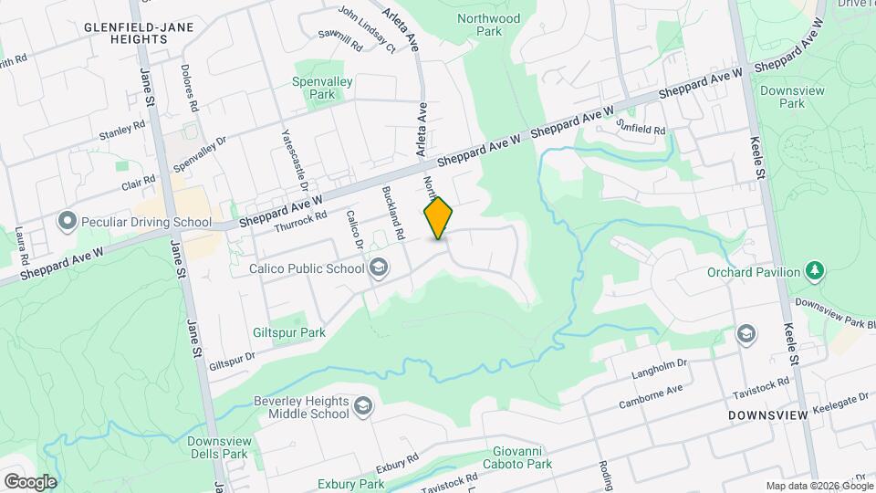 208 Giltspur Dr Map and Location Details