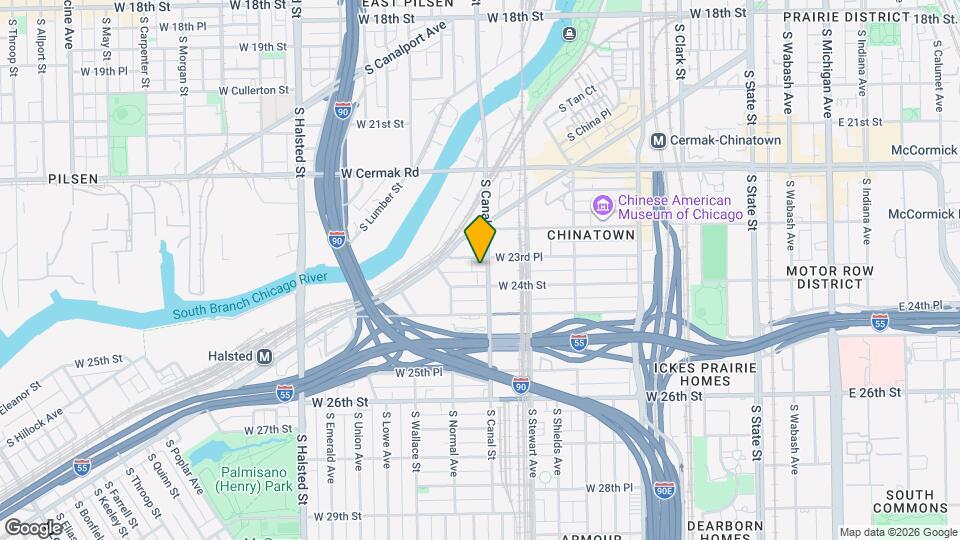 2338 S Canal St Map and Location Details