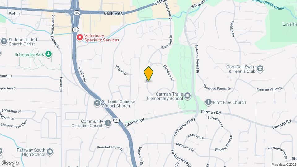 264 Braeshire Dr Map and Location Details