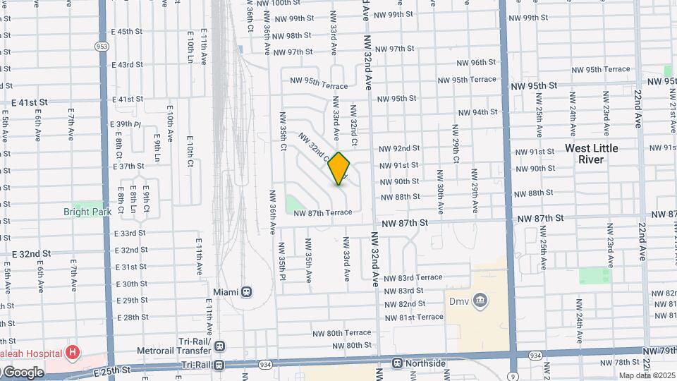 8900 NW 33rd Avenue Rd Map and Location Details