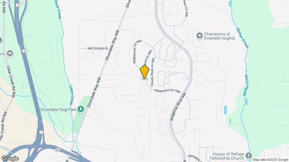 12596 Deer Park Ln NW Map and Location Details