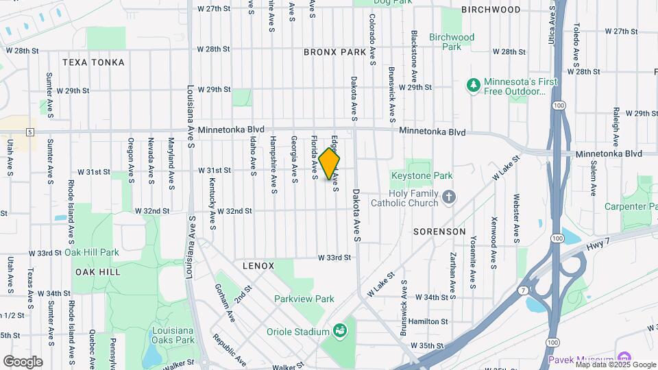 3120 Edgewood Ave S Map and Location Details