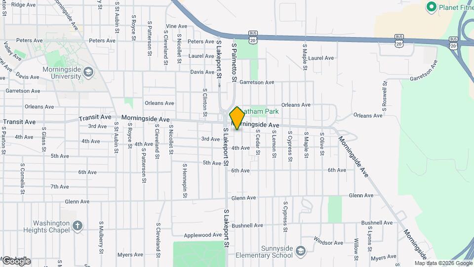 2015 S Palmetto St Map and Location Details
