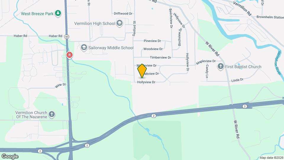 5012 Hollyview Dr Map and Location Details