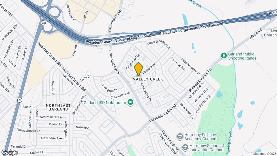 2921 Lake Valley Dr Map and Location Details