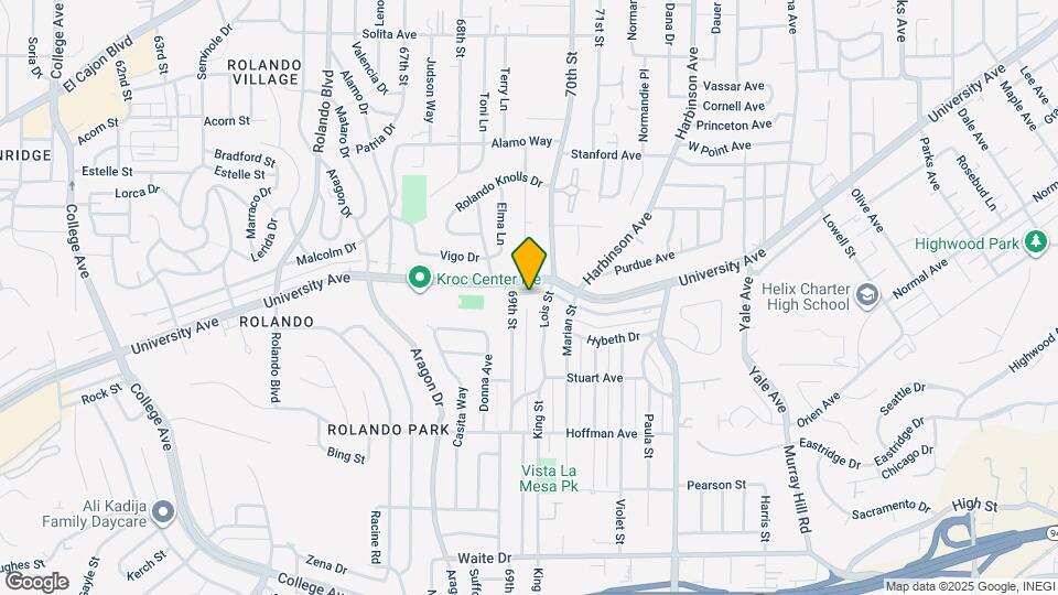 6933 Boulevard Dr Map and Location Details