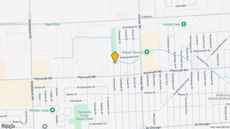 11726 Deering St Map and Location Details
