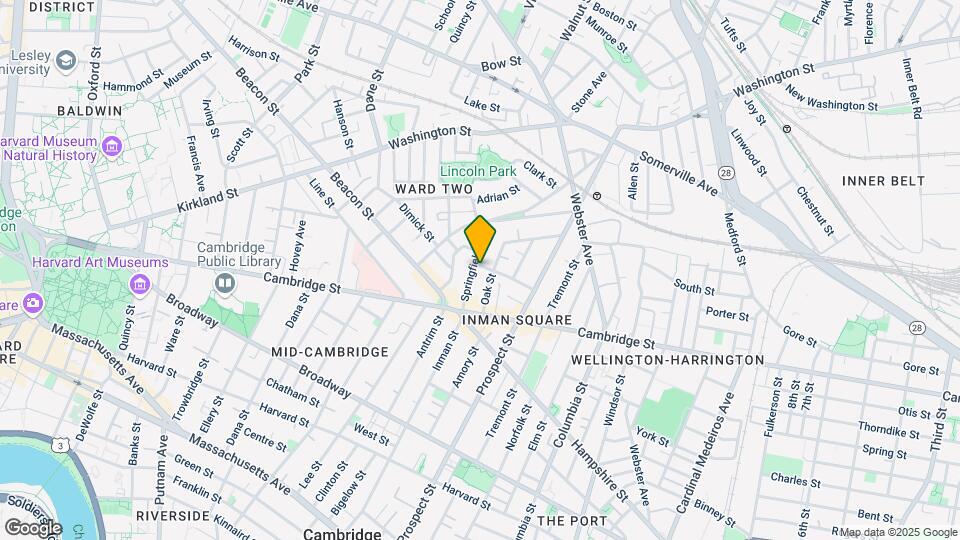 39 Springfield St, Unit 1 Map and Location Details