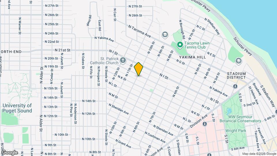 924 N J St Map and Location Details