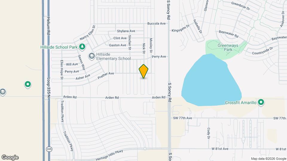 7304 Nick St Map and Location Details