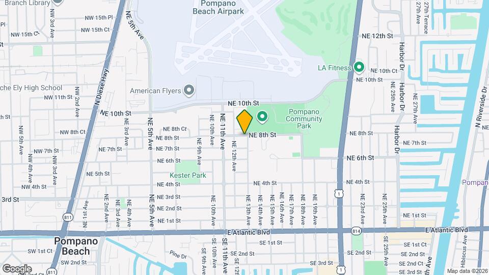 1220 NE 8th St Map and Location Details