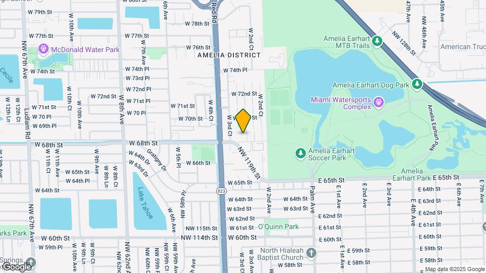 305 W 68th St Map and Location Details
