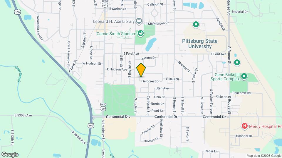 405 Fieldcrest Dr Map and Location Details