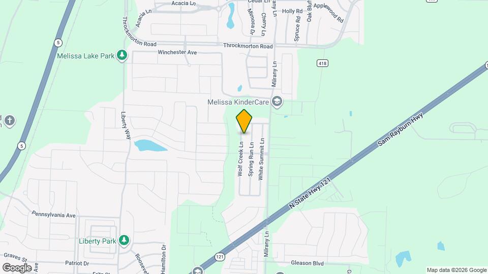 3810 Wolf Creek Ln Map and Location Details