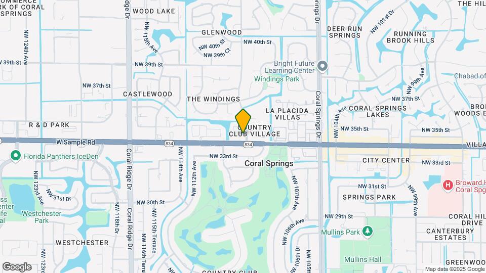 3409 NW 110th Terrace Map and Location Details