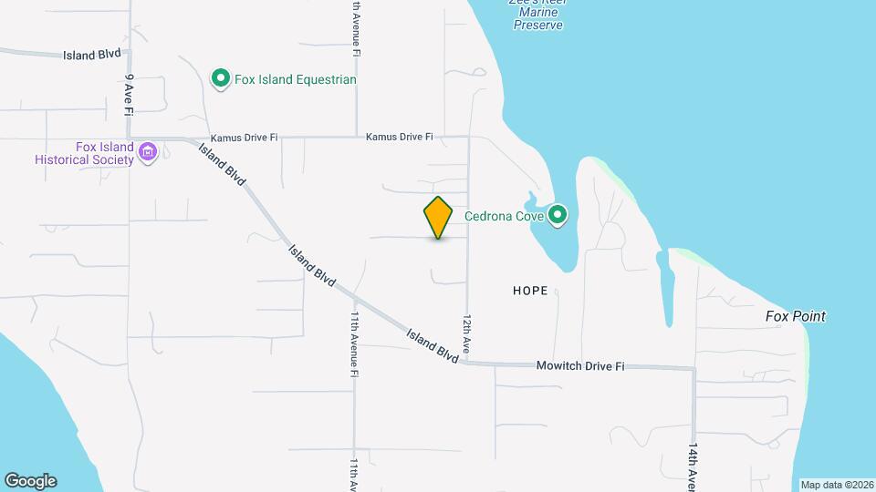 1166 Leschi Dr Map and Location Details