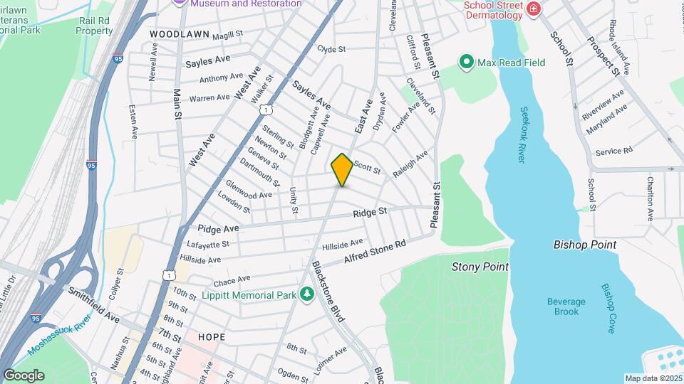 652 East Ave Map and Location Details