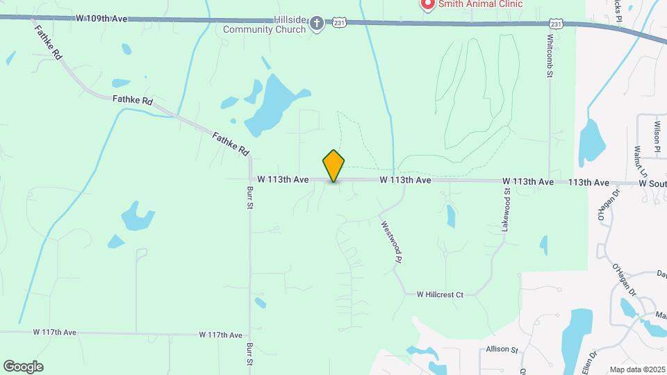 5121 W 113th Ave Map and Location Details