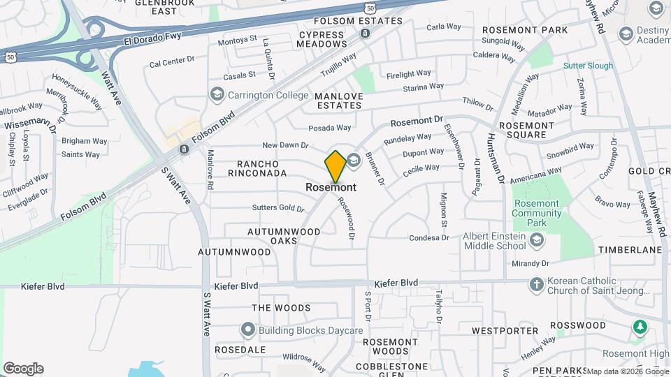 9101 Rosewood Dr Map and Location Details