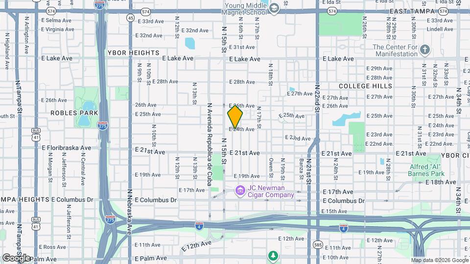 3021 Sanchez St Map and Location Details