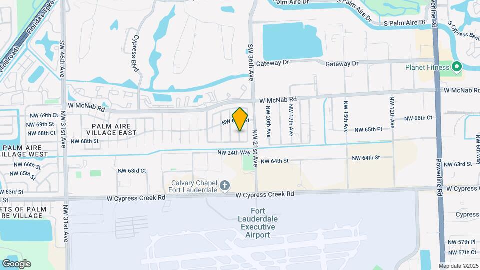 6730 NW 22nd Terrace Map and Location Details